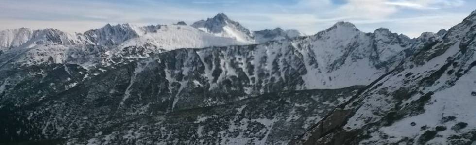 Giewont trochę zimowy