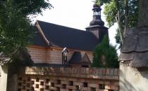 Drewniany kościółek w Koszęcinie