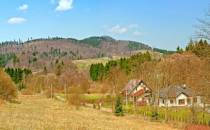 Sokołowsko widok w kierunku Lesistej Wielkiej 854m