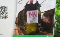 Plakat Festiwalu Blues EXpres w Zakrzewie