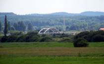 widok na most kolejowy