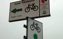 Początek rowerowego Szlaku Kłodawskiego