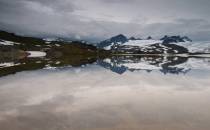 Góry Jotunheimen, w tle Jostedalsbreen