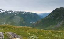 Sognefjord widziany z trasy Sognefjell