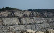 Kamieniołom Ostrówka - widok na Todową Grząbe (dewon, karbon)