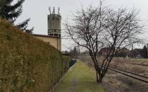 W drodze do wieży ciśnień.