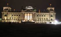 Bundestag nocą