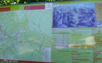 plan trasy na Baranią Górę