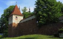 Baszta oraz mur obronny