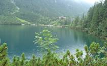 Widoczne Schronisko Morskie Oko