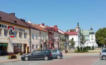 Rynek w Żabnie.