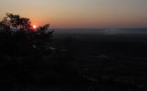 Wschód słońca nad KP Maczki Bór