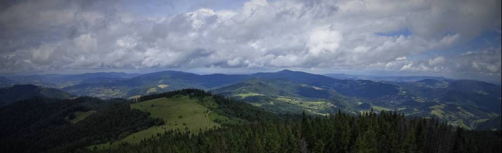 Z Gorczańskiej Chaty na Gorc i do Rzek