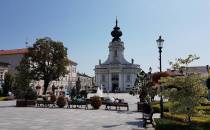 Rynek w Wadowicach.