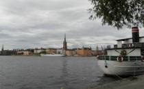 Sztokholm- nad rzeką Riddarfjarden