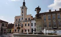 Rynek w Skoczowie.