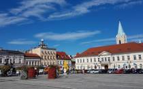 Rynek w Oświęcimiu.