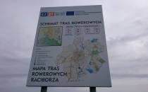 Mapa tras rowerowych Racibórz