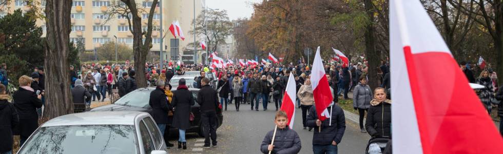 Spacer na Paradę Niepodległości w Gdyni