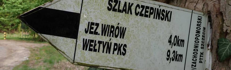 Szlak Czepiński (Dolna Odra - Czepino) - Pieszy Czarny ver. 2019
