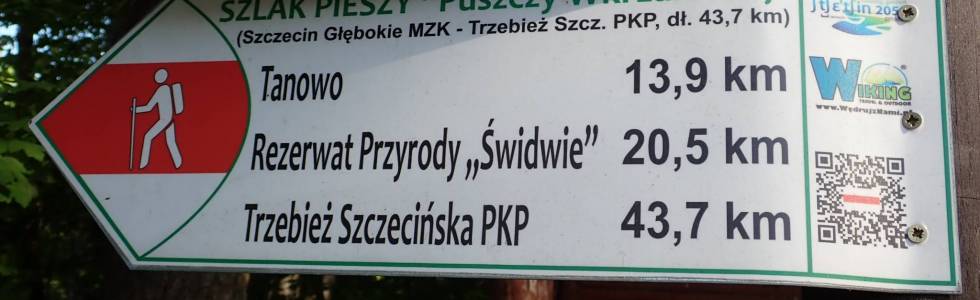 Szlak Puszczy Wkrzańskiej (Szczecin - Trzebież) - Pieszy Czerwony ver. 2019