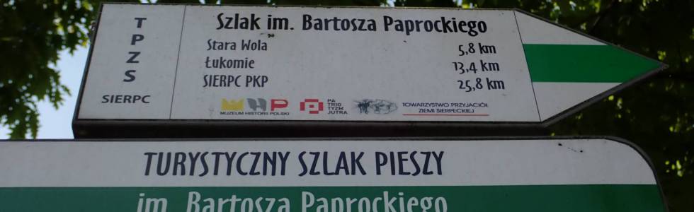 Szlak im. B. Paprockiego (Sierpc - Szczutowo) - Pieszy Zielony ver. 2019