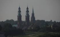 Widok na kościoły w Piekarach Śląskich