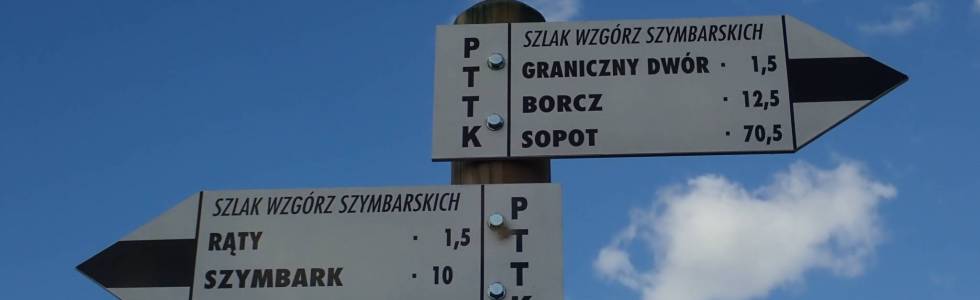 Szlak Wzgórz Szymbarskich (Sopot - Sierakowice) - Pieszy Czarny ver. 2019