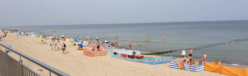 Rowerem na plaże w Ustroniu Morskim