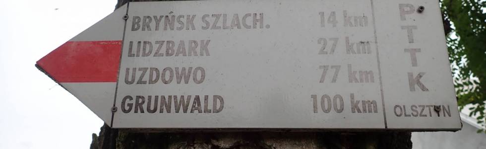 Szlak Grunwaldzki (Bądzyn - Grunwald) - Pieszy Czerwony ver. 2019