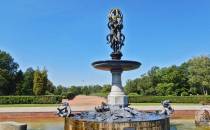 Park Pałacowy - fontanna.