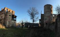 Ruiny zamku i pałacu w Starej Kraśnicy
