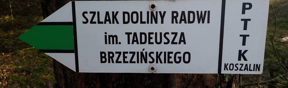 Szlak Doliny Radwi (Mostowo - Polanów) - Pieszy Zielony ver. 2020