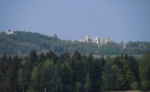 Widok na zamek w Ogrodzieńcu
