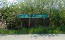 Odbijamy w lewo do wsi Koszwały
