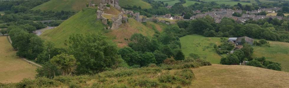 Z Corfe Castle do Grange Hill szlakiem Hardy Way.