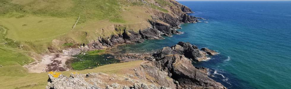 South West Coast Path w południowym Devon