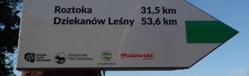 Szlak Południowy Leśny (Dziekanów Leśny - Żelazowa Wola) - Pieszy Zielony ver. 2020