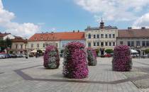 Rynek w Oświęcimiu.