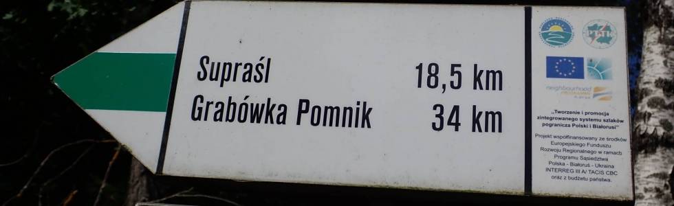 Szlak Borami Dorzecza Supraśli (Grabówka - Kopna Góra) - Pieszy Zielony ver. 2020