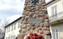 Pomnik upmiętniajacy mieszkańców Biszczy i okolic birących udział w wojnie obronnej 1920 r.