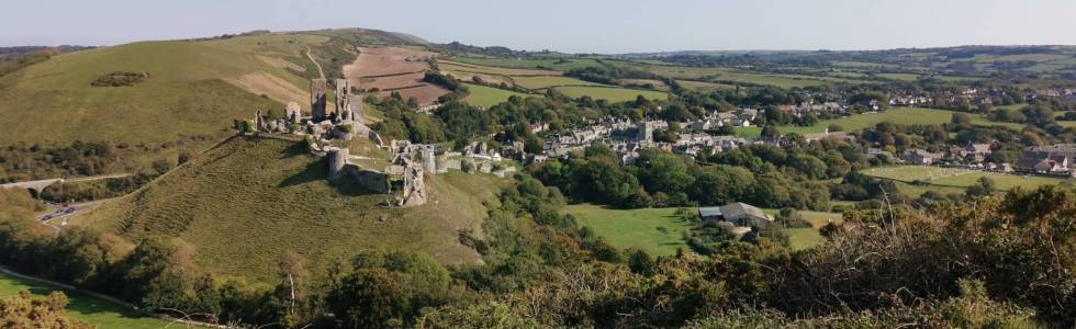 Corfe Castle West Hill