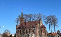 Neogotycki kościół w Kluczewie
