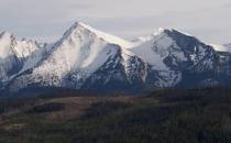 Tatry z przełęczy Łapszanka