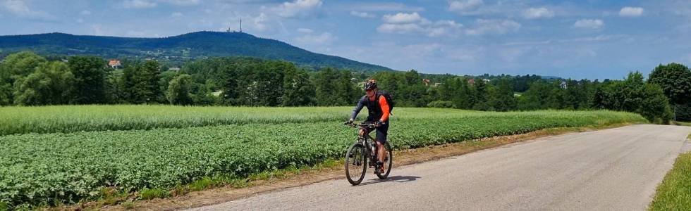 Góry Świętokrzyskie – rowerowa pętla przez Łysą Górę – (turystyczne MTB) – 80 km