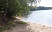 Plaża nad Jeziorem Borowo