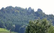 Dolina Wodąca - widok na Skały Zegarowe