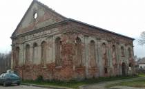 ruiny synagogi w Działoszycach