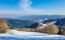 Panorama na pasmo Lubania.