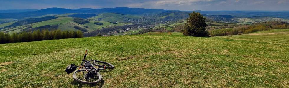 Góry Iwelskie – rowerowa pętla po Beskidzie Niskim (turystyczne MTB) – 42 km